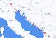 Flyreiser fra Tirana, Albania til Bolzano, Italia