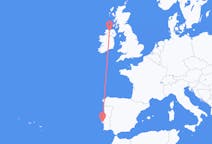 Flyg från Derry, Nordirland till Lissabon, Portugal