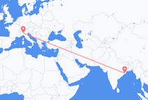 Flights from Bhubaneswar, India to Milan, Italy