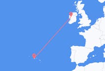 Vols depuis la ville de Horta (Açores) vers la ville de Knock (comté de Mayo)