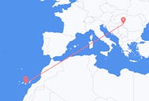 Vluchten van Timișoara, Roemenië naar Las Palmas (ort i Mexiko, Veracruz, Tihuatlán), Spanje