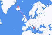 出发地 意大利出发地 拉默齐亚温泉目的地 冰岛阿克雷里的航班