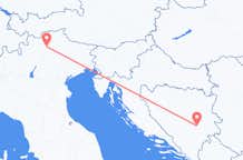 Flights from Bolzano to Sarajevo