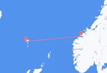 出发地 法罗群岛出发地 索尔瓦古尔目的地 挪威莫尔德的航班