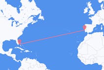 Flyg från Bimini, Bahamas till Lissabon, Portugal