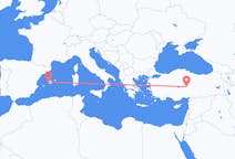 Flyreiser fra Kayseri, til Palma
