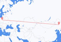Flyreiser fra Daqing, til Warszawa