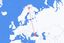Flights from Sinop, Turkey to Kittilä, Finland