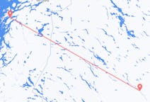 Vluchten van Sandnessjøen naar Lycksele