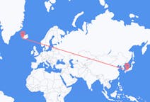Flights from from Takamatsu to Reykjavík
