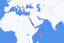 Flyrejser fra Mahé (Indien), Seychellerne til Thessaloniki, Grækenland
