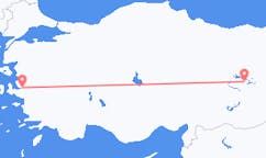 Flyrejser fra Elazig, Tyrkiet til Izmir, Tyrkiet