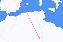 Flights from Illizi, Algeria to Ibiza, Spain