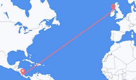 Flights from Costa Rica to Northern Ireland