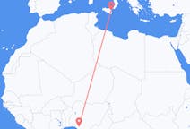 Flights from Benin City, Nigeria to Catania, Italy