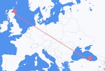Flights from Giresun, Turkey to Aberdeen, Scotland