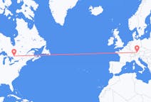 Flyg från North Bay, Kanada till München, Tyskland