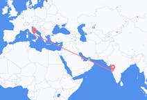 Flights from Kolhapur, India to Naples, Italy