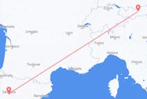 Flights from Zaragoza, Spain to Innsbruck, Austria
