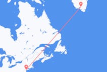 Flights from New York to Narsarsuaq