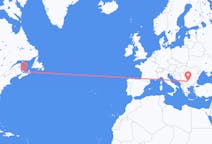 Loty z Charlottetown w Kanadzie do Sofii w Bułgarii