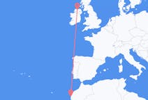 Flug frá Essaouira, Marokkó til Derry, Norður-Írlandi
