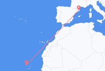 Flyg från São Vicente, Kap Verde till Girona, Spanien