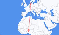 Flyreiser fra Ilorin, Nigeria til Paderborn, Tyskland