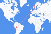 Flights from La Paz, Bolivia to Oslo, Norway