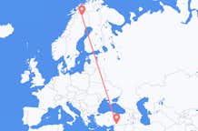 Voli da Gaziantep, Turchia to Kiruna, Svezia