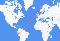 Flights from Jauja, Peru to Trondheim, Norway