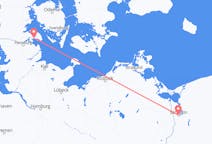 Flyreiser fra Sønderborg, Danmark til Szczecin, Polen