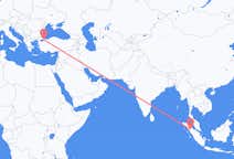 Flyg från Siborong-Borong, Indonesien till Istanbul, Indonesien