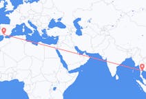 Flights from Hua Hin District, Thailand to Seville, Spain