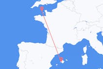 Flyg från St. Peter Port, Guernsey till Palma de Mallorca, Spanien
