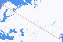 Flyreiser fra Hefei, Kina til Narvik, Norge