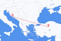 トルコのから アンカラ、クロアチアのへ スプリトフライト