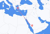 Flug frá Al Bahah til Naxos