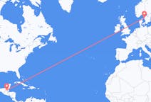 Flyreiser fra Flores, Guatemala til Göteborg, Sverige