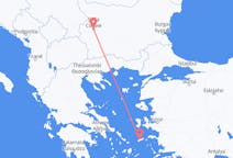 ブルガリアのソフィアからから、ギリシャのイカリア島までのフライト
