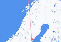 Fly fra Sundsvall til Andenes