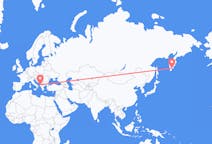 Fly fra Petropavlovsk-Kamchatsky til Tirana