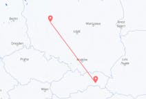 Flights from Poznań in Poland to Košice in Slovakia