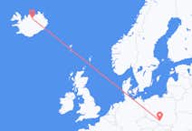 Lennot Katowicesta, Puola Akureyriin, Islanti