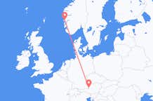 Flights from Salzburg to Bergen