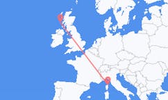 Flights from Tiree, the United Kingdom to Bastia, France