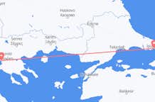 Flyg från Thessaloníki, Grekland till Istanbul, Turkiet
