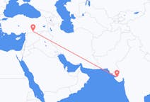 出发地 印度贾姆讷格尔目的地 土耳其尚勒乌尔法的航班