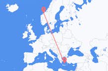 Flyrejser fra Kristiansund til Santorini