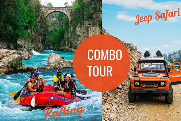 Rafting & Jeep Safari Adventure från Kemer